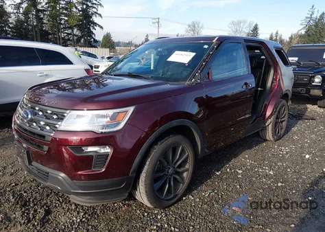 2018 Ford Explorer Xlt z USA, uszkodzony, nr VIN 1FM5K8D8XJGA56823